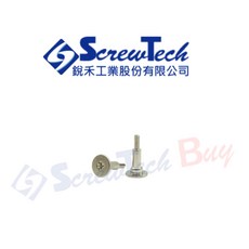 【銳禾】工廠直營 M2x12.6 鍍黑鋅 100入 I頭 十字槽 機械牙 特殊螺絲 IAM0201261A, 1個