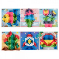 미니플레이콘 픽셀아트 5인용(옵션선택), 자동차, 1개