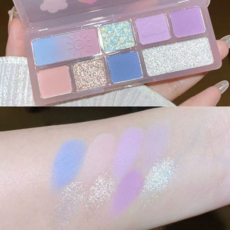 섀도우팔레트8구 여름뮤트 섀도우팔레트 글리터 섀도우 팔레트, 1개, 01