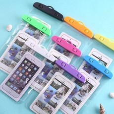 手機防水袋 游泳漂流裝備 水下拍照防水包 潛水專用手機套, 1個, 普通款【顔色隨機】1個裝 不可觸控,100米潛水+觸屏0延遲+人臉解鎖