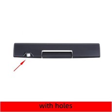 트리톤 리어 테일게이트 핸들 스티커 자동차 쿼터 패널 도어 장식 보호 커버, 1. with holes, 1개