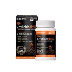 (레몬콤부차 30포 추가 제공)블랙마카 아르기닌 K PLUS 1000mg 180정, 1개