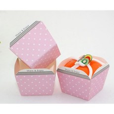 大祺百貨 正方形高溫紙杯 蛋糕杯 烘烤杯 粉紅色, 詳見包裝, 詳見包裝, 25各