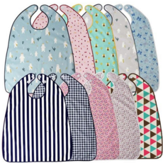 성인용 턱받이 버튼형 앞치마형 간병용 노인 턱받이 식사용 요양원 환자용 케어 위생 환자 용품 요양