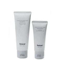 Relove 頭皮淨化洗髮精與順滑導入護髮膜, 1個, 洗髮精80ml & 護髮精30ml
