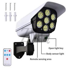 태양광 보안 카메라 모션 센서 야외 야간 방수 램프 모드 정원용, 1. 파란색, A. 1PCS