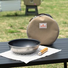 코팅 웍팬 (24cm) 코팅궁중팬스텐레스웍팬볶음팬 + 수납가방, 단품, 1개