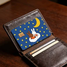 만화 토끼 귀여운 M-Miffy n-nijntje 장식 고급 카드 스티커 직불 신용 은행 스킨 커버 선물 학생용, 01 18x13.5CM, 04 z1