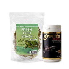 그로비타 거북이 사료 85g + 민물고기 간식 50g