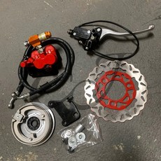 CJ Ebike 前碟鼓剎改碟剎電動車前煞車碟剎，ABS防鎖死系統提升安全性, 1個