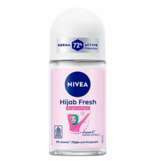 니베아 여성용 브라이트닝 히잡 프레시 롤-온 데오드란트, 1개, 50ml