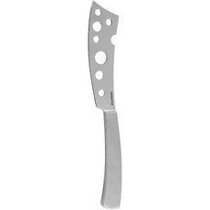 스위스마르 바르셀로나 촉촉한 치즈 나이프 u2013 8.2 샌드 블라스팅 핸들 포함 스테인리스 스틸 블레이드 포크 팁 논스틱 브리 카망베르 블루 & 페타에 이상적 스타일리시한 보드, SK8712SS, Semi-Soft