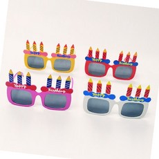 생일케이크안경 사진소품 홈파티 행사용