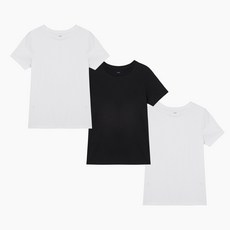 Jaju 女 BETTER 純棉修身圓領帶 3ea