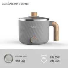 독일 Muduoo 다기능 전기 조리기 다기능조리기 전기조리기 조리도구 이유식기 실리콘도구, 흑연회색 316
