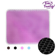 톰스패밀리 고양이 화장실 매트, 핑크, 1개