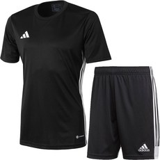 아디다스 기능성 반팔티 반바지 운동복 세트 남여공용 트레이닝복 블랙 + ALS 마스크