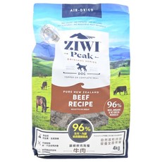 ZIWI Peak 滋益巔峰 經典系列 狗飼料, 牛肉, 4kg, 1袋