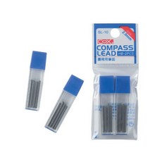 COX 三燕 圓規用筆芯 備用鉛蕊 2.0mm 8支/包 SL-10, 1個