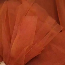 오렌지 옐 소프트 패브릭 웨딩 장식 커튼 천 레이아웃 의자 뒤로 원사 그물 수제 투투 소재, 13. Burnt Sienna Orange / B..., 1개