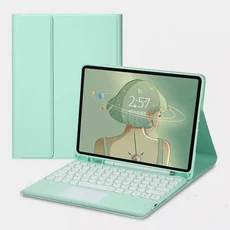 삼성 갤럭시 탭 S10 FE X520 인치 A9 Plus + Lite 용 키보드 케이스, 04 Tab A8 10.5 2021, 02 light green