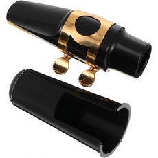 알토 색소폰 마우스피스 클립 2 리드 캡 전문가용 E 플랫 액세서리 골드 블랙 2041101
