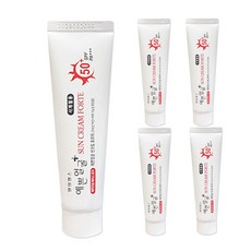 웰빙헬스 예쁜얼굴 썬크림포르테 SPF50 PA+++ 25g /휴대용썬크림, 5개