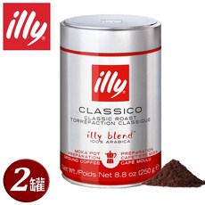 illy意利摩卡MOKA中焙咖啡粉250g (二罐組) (總代理公司貨), 1個