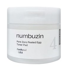넘버즈인 4번 모공제로 깐달걀 토너패드 190ml, 70매입, 1개