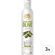 해표 압착 올리브유, 250ml, 3개