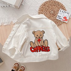 몽실이 베어패치 데님자켓