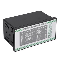XM-18S Egg Incubator 컨트롤러 온도 조절기 Hygrostat 전체 자동 제어, 검은색