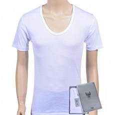 트라이 남성 후라이스 디럭스 탄탄한 백색 반팔 러닝 0402