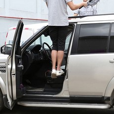 차량용 2in1 도어스텝 자동차 지붕수납 세차 발판art7+6HZw