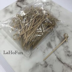 《LaHoFun》花結串-9cm 10cm 12cm 花節串 竹結串 竹串 竹叉, 1個