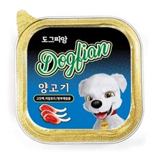도그피앙 사각캔 양고기 100g