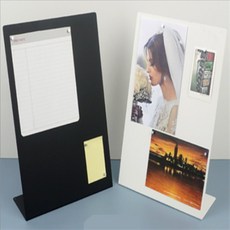 서유 철제보드판 A4 자석보드 스탠드안내판, 흰색