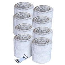 8팩 전통적인 스포츠 붕대 거즈 Box Vendas Deportivas 핸드 랩용 운동용 세트 멕시코 복싱 장갑 전투 MMA 및 무술에 사용되는 5.1cm x 5m(2인치, 8팩 전통적인 스포츠 붕대 거즈 Box Vendas D, 1개