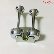 차량용크락션 화물차경적 12v24v 완전전기식 에어 트럭 더블 전기, 1구 24v