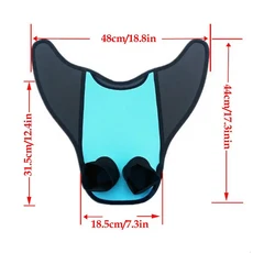 와이드 실리콘 오리발 수영 훈련 스노클링 다이빙 지느러미 가벼운 무게, 기본