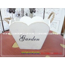 House傢飾 zakka鄉村風格 復古木製 GARDAN 花桶 花架 花器 置物盒 (5912) 新發售