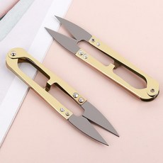 골드 쪽가위 재봉 가위, 기본, 1개