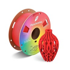 Polymaker Panchroma 매트 PLA 필라멘트 씨폼 그린 1.75mm 1kg 3D 프린팅 필라멘트 이전 폴리테라 매트 대부분의 FDM 3D 프린터에 적합 1k, 117 - 1.75mm 매트 라바 레드 (헥스 코드: