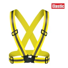 하이라이트 스트랩 조정 가능한 안전 조끼 성인과 를위한 탄성 밴드 러닝 라이딩 의류 12 색, Type 11