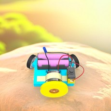 스위치 전동팽이 만들기 누름스위치 고속모터 전기회로 실험 회전 팽이 (일반형 1인용)