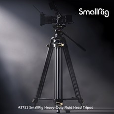 三重 大人氣 SmallRig 3751 B 重型 油壓雲台 三腳架 AD-01, 1個