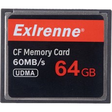 원본 64GB CF 메모리 카드 UDMA 속도 최대 60MB초 SLR 카메라용 전문가 사진작가 영상 제작자 애호가