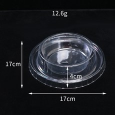 일회용 고양이 밥그릇 길고양이 플라스틱 야외 물그릇 캣맘 휴대용, 20개, 단일 그릇 17.5cmx20개