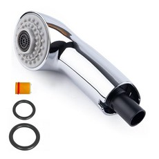 Grohe 풀아웃 수도꼭지에 맞는 스프레이 완드 Part 46312IE0 / 46298IE0과 호환 크롬_162891, Chrome_162891