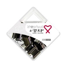 루미오라 실버날크립 날 20매 데스크용품 다용도 문서클립 회의자료